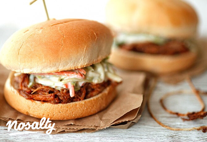 Pulled pork szendvics