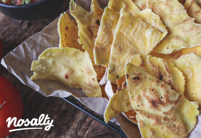 Kukoricás házi tortilla chips
