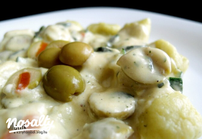 Cukkinis-olívás gnocchi