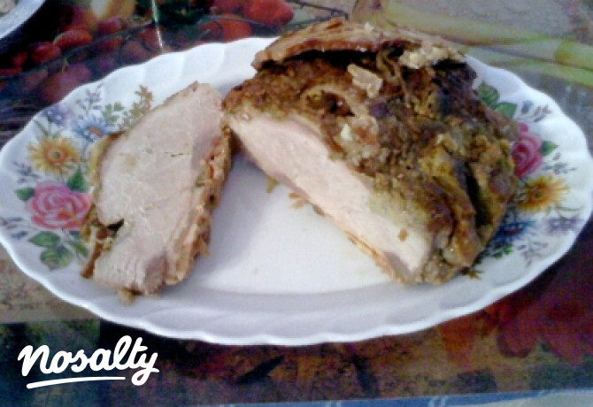 Almás pecsenye