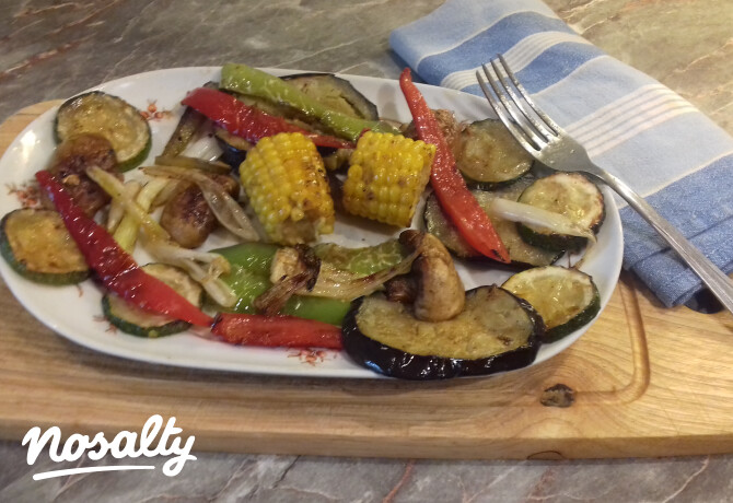 Vegán grilltál