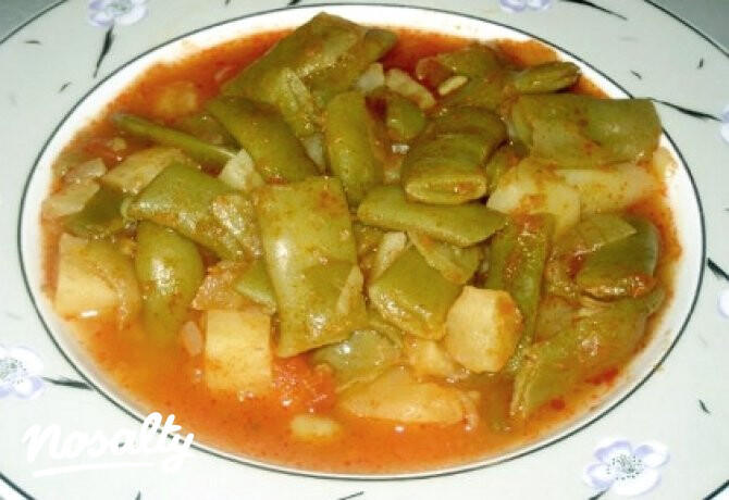 Olívás zöldbab