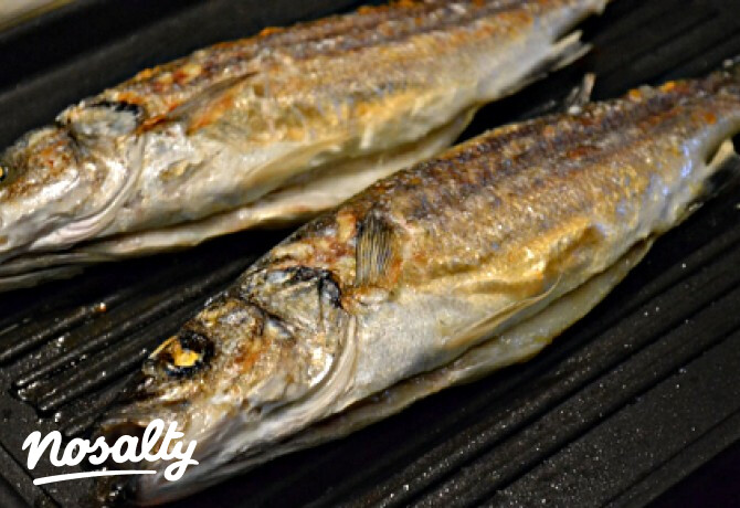 Grillezett tengeri sügér