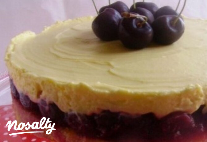 Cseresznyés torta mascarpone-val