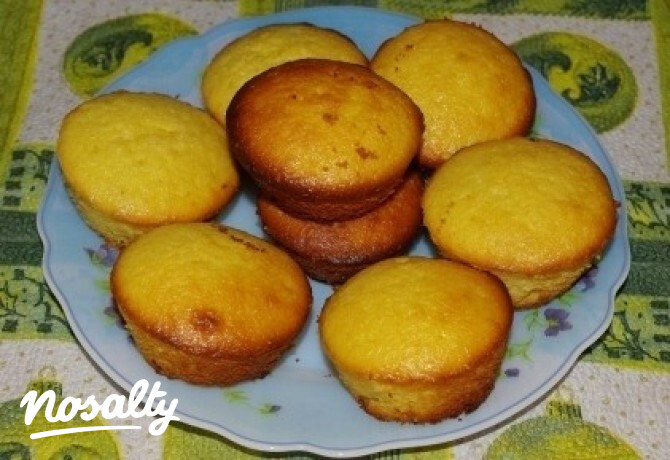 Krémes citromos muffin