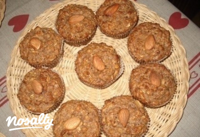 Almás-diós muffin