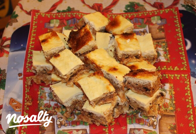 Mandulalisztes almás pite