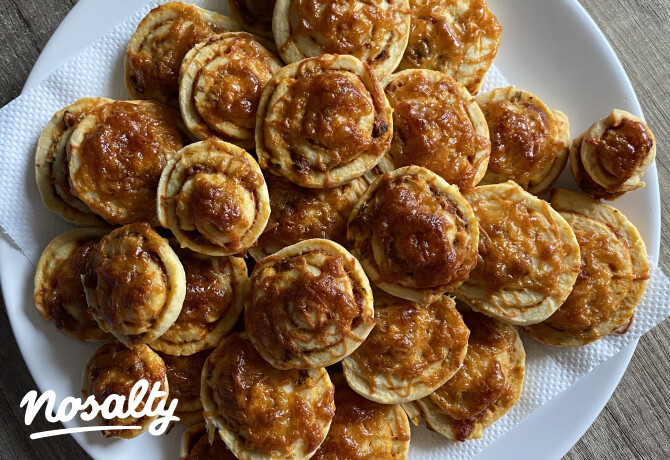 Mini pizzás csiga