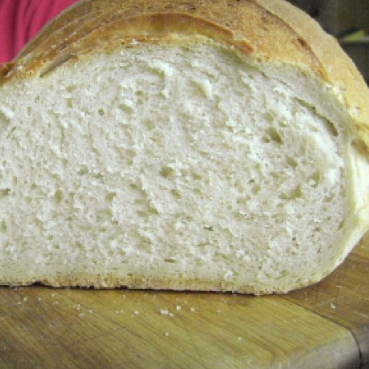 Ezen a képen: Élesztős házi fehér kenyér Szilvitől
