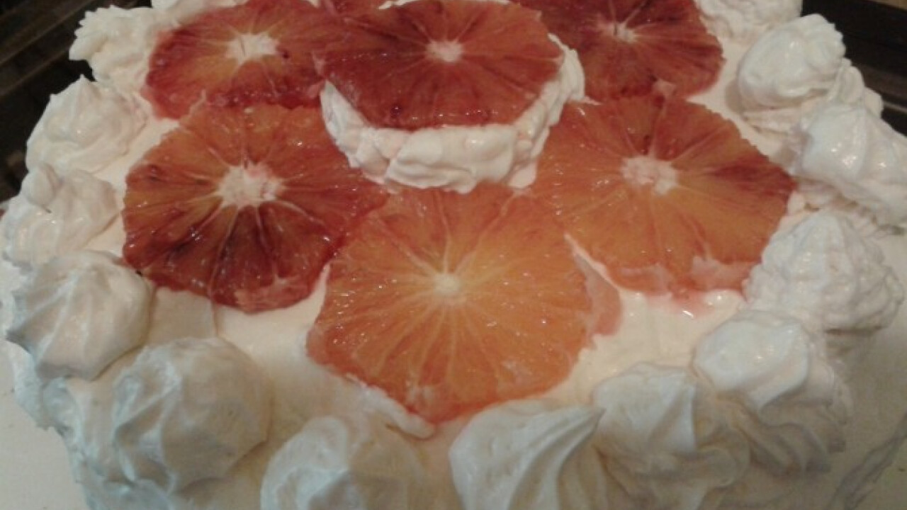 Mascarponés-vérnarancs torta