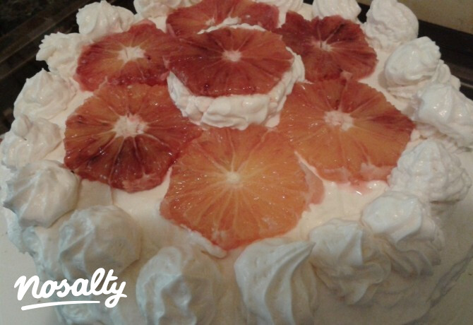 Mascarponés-vérnarancs torta