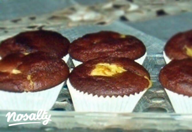 Pudinggal töltött csokimuffin -Pudingos muffin 2.