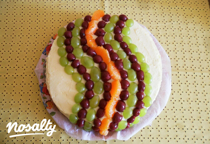 Vaníliakrémes-diós torta