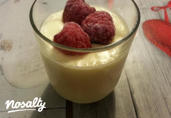 Fehércsokis mousse