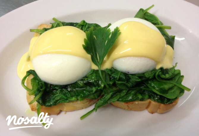 Eggs florentine