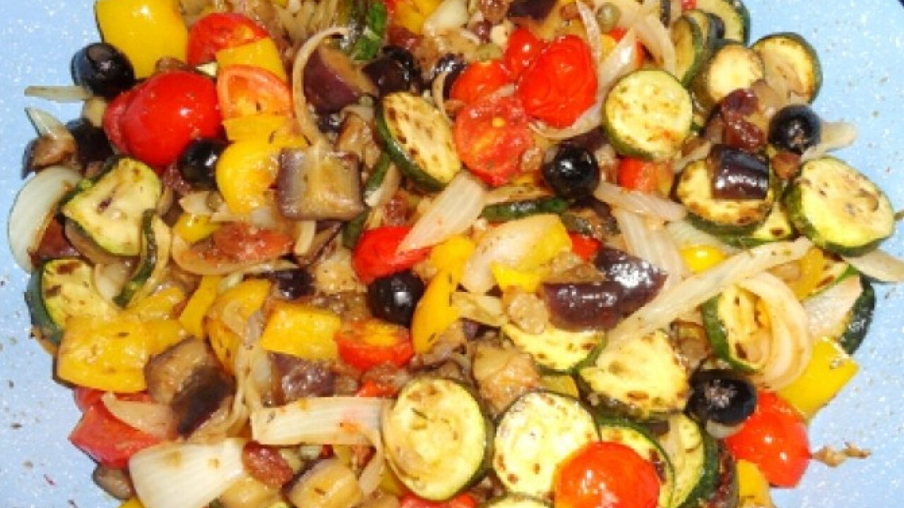 Caponata ahogy Glaser készíti