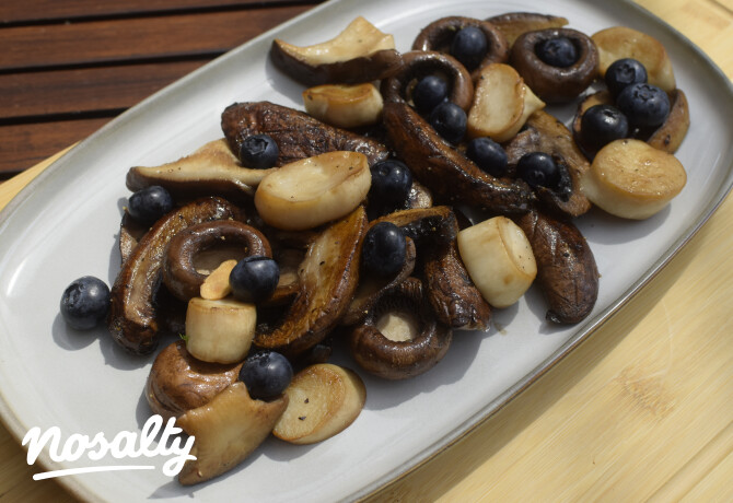 Áfonyás grilltál