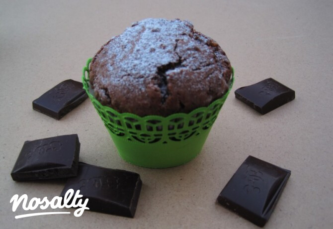 Körtés-csokoládés muffin