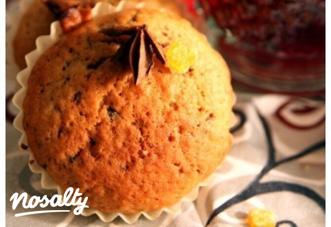 Forralt boros muffin
