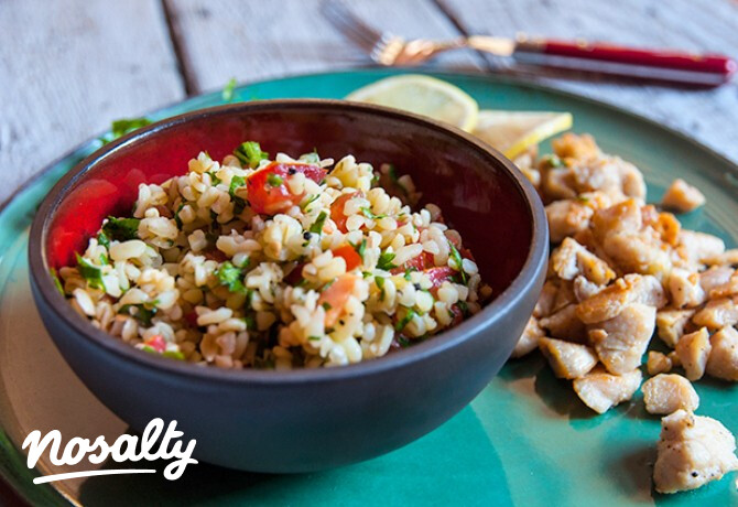 Tabbouleh citromos csirkével