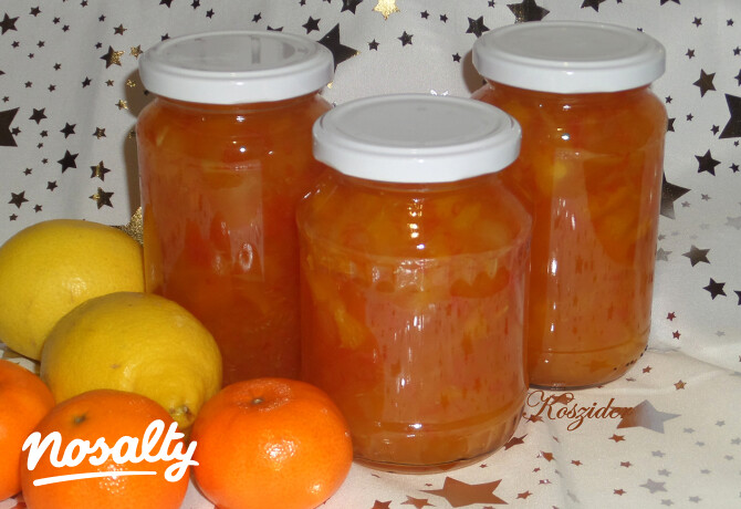 Vegyes citrusdzsem