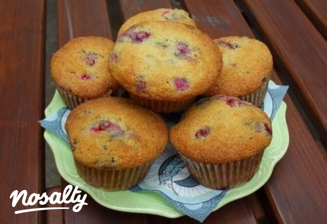 Ribizlis muffin kefíres tésztával