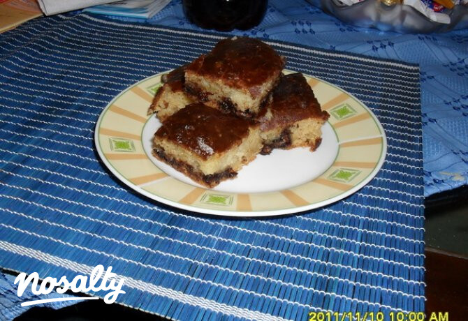 Csokis-túrós piskóta