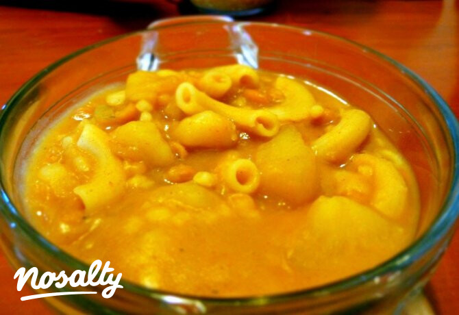 Chilis-babos krumplis tészta
