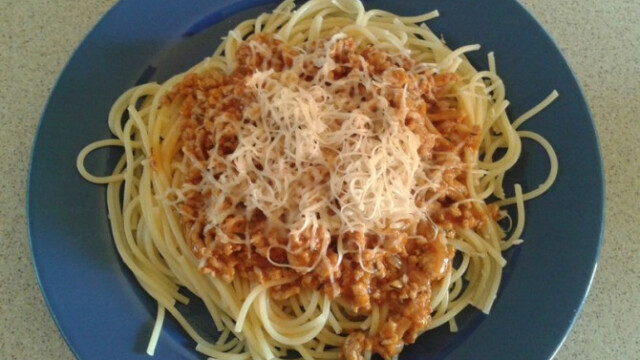 fogyás spagetti bolognai)