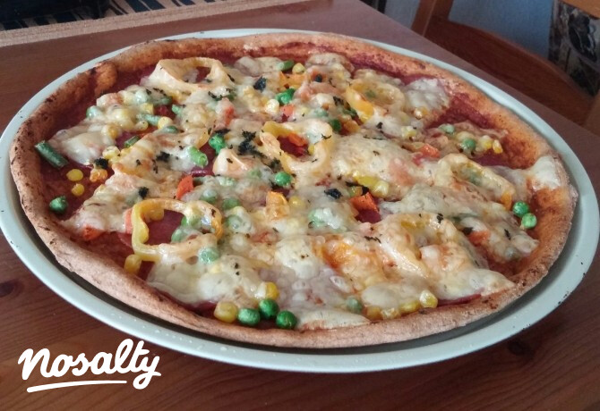 Pestos tönkölypizza