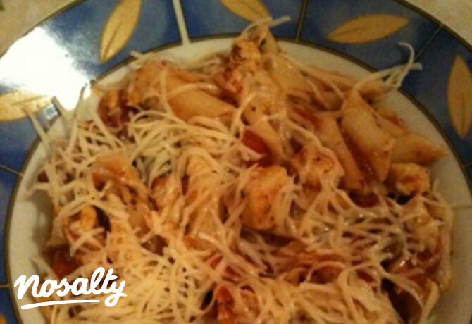Mediterrán csirkés penne