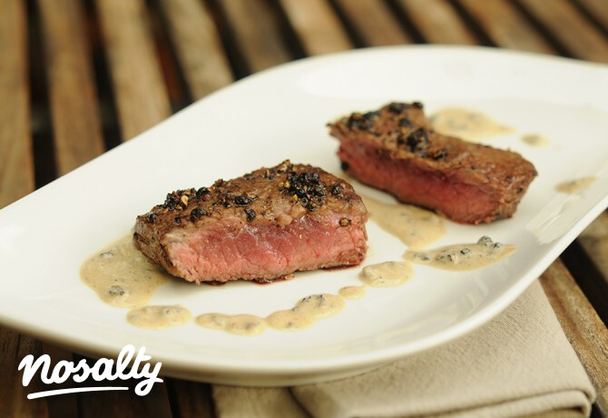 Steak borskéregben