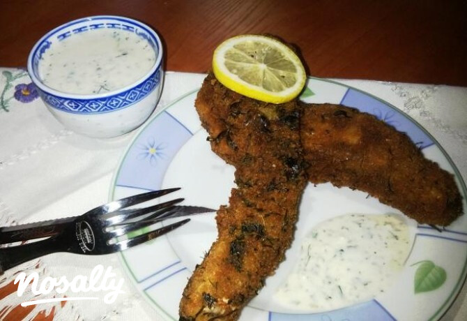 Pontyszelet zöldfűszeres bundában