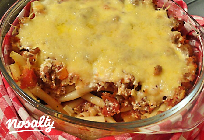 Darált húsos rakott makaróni