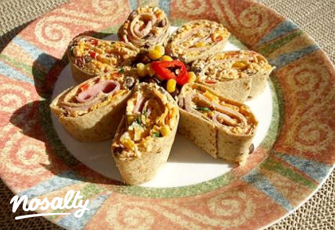 Krémsajtos tortilla