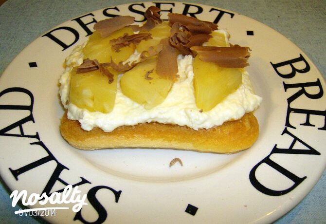 Pina Colada tiramisu