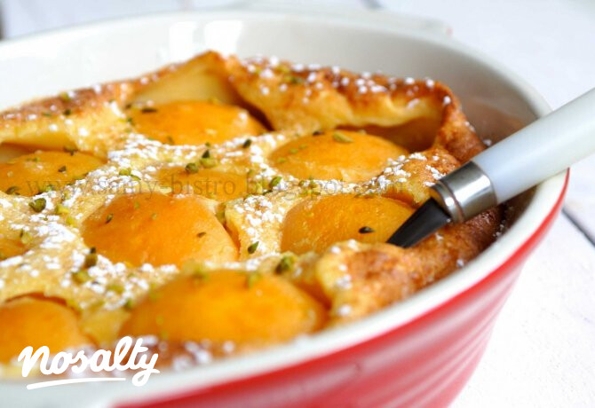 Őszibarackos clafoutis