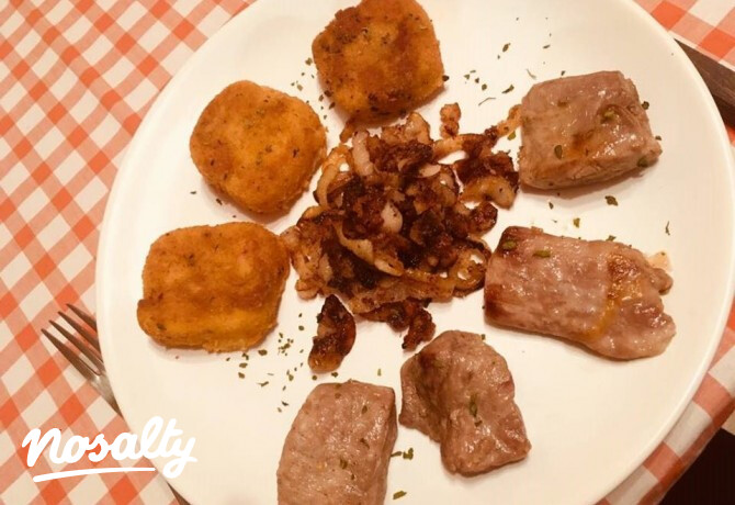 Szűzpecsenye rántott krumplipürével