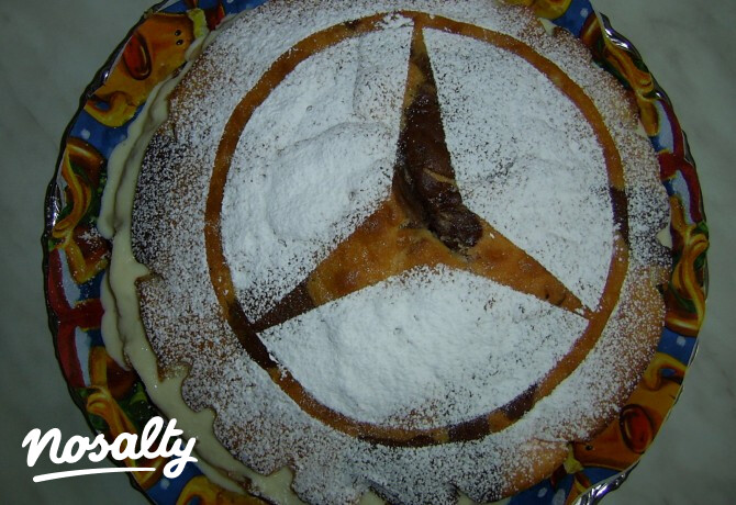 Marcipánkrémes papagájszelet torta
