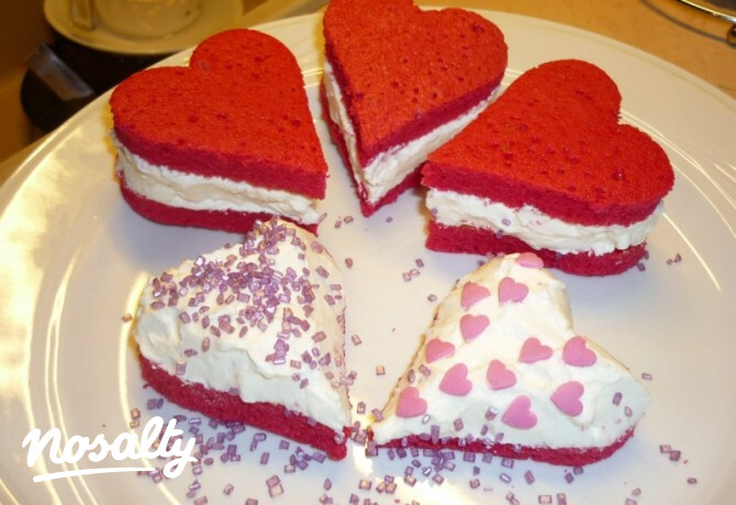 Mascarponés szívecskék