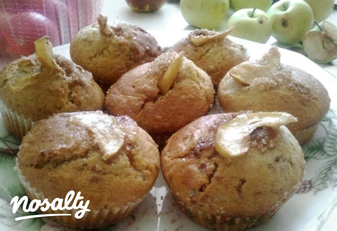 Reszelt almás muffin fahéjjal