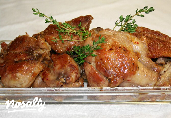 Kakukkfüves fűszeres sült pulykaszárny