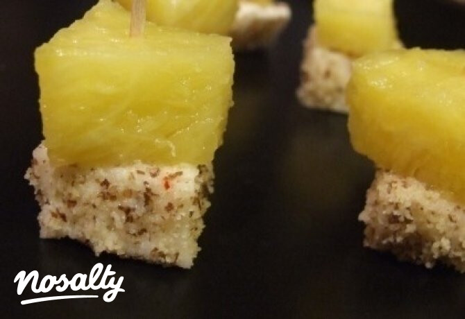 Ananászos amuse-bouche