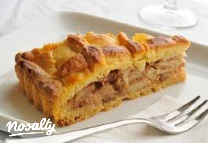 Kajszibarackos linzertorta 2. - diós
