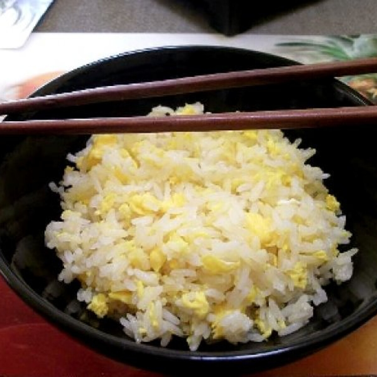 Ezen a képen: Kínai tojásos rizs