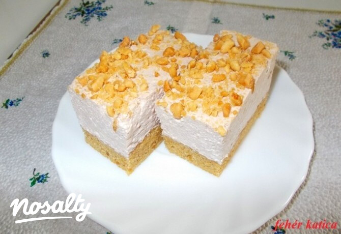 Mogyorószelet nutellahabbal
