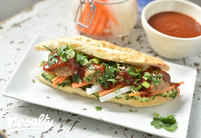 Banh Mi Xiu Mai – vietnami húsgolyós szendvics