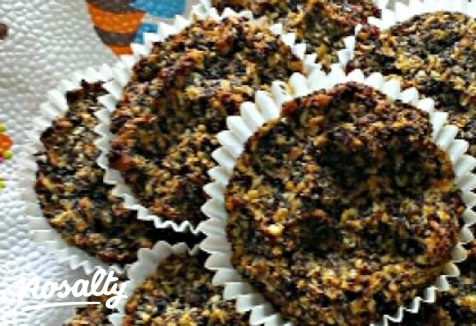 Mákos-almás-sárgarépás paleo muffin