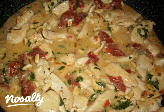 Gorgonzolás csirkemell