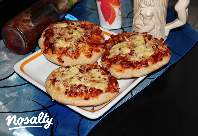 Kolozsvári mini pizzakorong bögrésen